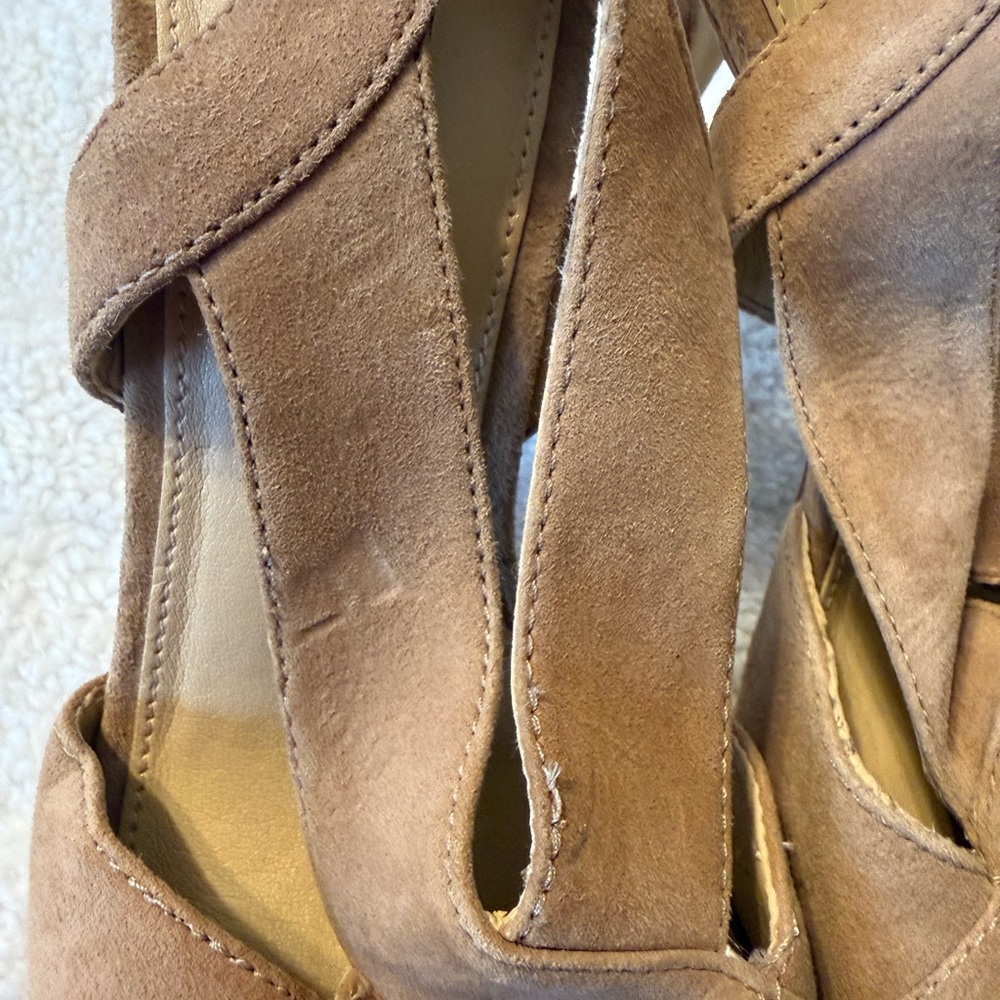 Michael Kors Tan Women's Heels - Picture 2 of 6